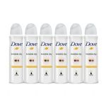 Dove Invisible Dry Antiperspirant Deodorant Spray, 6 Pack