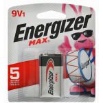 Energizer Max 9V Alkaline Battery