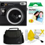 Fujifilm Square SQ40 Instax Instant Film Camera + 20 Prints Bundle