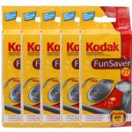 Kodak Funsaver Single Use Disposable 35mm Camera with Flash, 5 Pack
