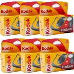 Kodak Funsaver Flash Single Use 35mm Camera 27+12 , 6 Pack