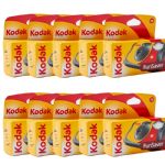 Kodak Funsaver Single Use 35mm Camera with Flash, 27+12 Exp, 10 Pack