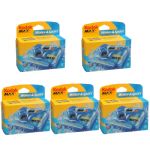 Kodak Single Use Max Water & Sport 35mm Disposable Camera, 5 Pack