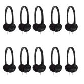 Koss KPH7 Lightweight Portable Headphones, 10 Pack