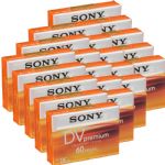 Sony Premium 60 Minute Premium Mini DV Tape, 20 Pack