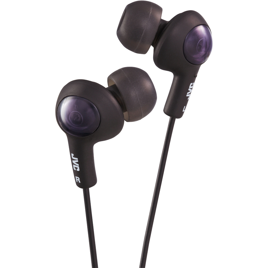 JVC Gumy Plus HA-FX5B Earbuds, Black