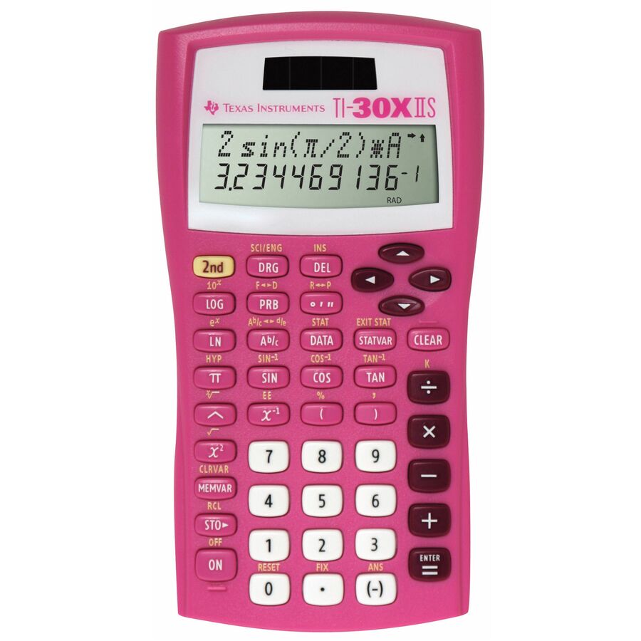 Texas Instruments TI-30XIIS Scientific Calculator, Pink