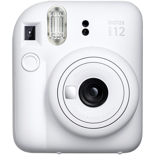 Fujifilm instax mini 12 Instant Film Camera, Clay White