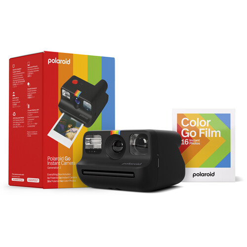 Polaroid Go Generation 2 Instant Film Camera Everything Box, Black