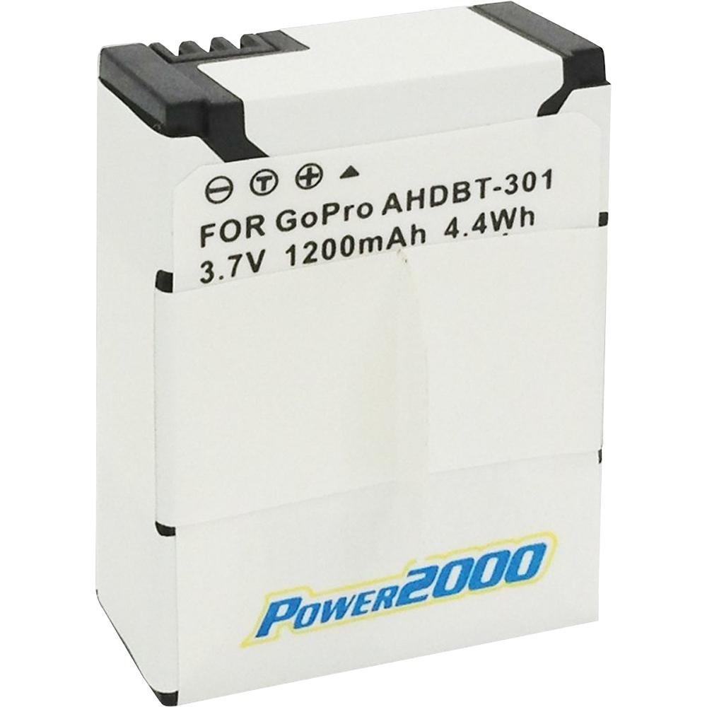 Power2000 Rechargeable Battery for GoPro HERO 3 AHDBT-301