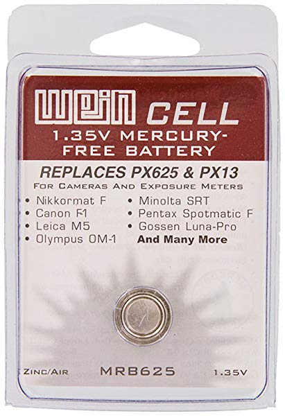 Wein Cell MRB625 Mercury Free 1.35V Battery