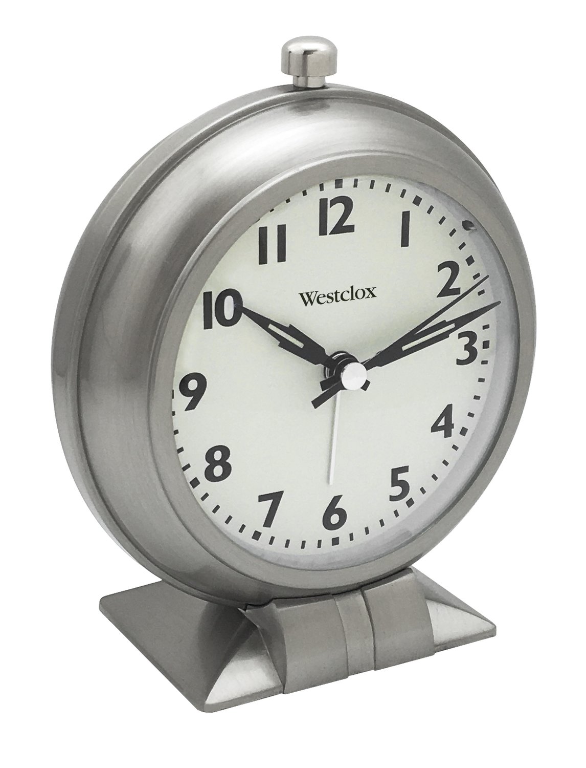 Westclox Table Clock, Classic Analog Alarm Clock