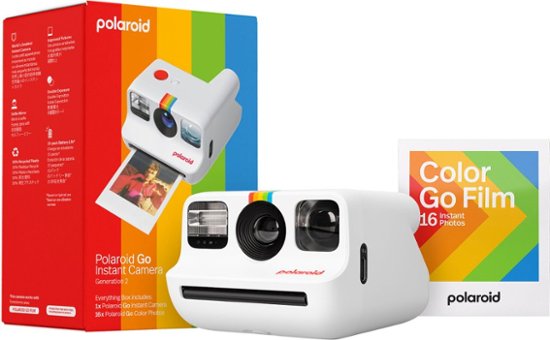 Polaroid Go Generation 2 Instant Film Camera Everything Box, White