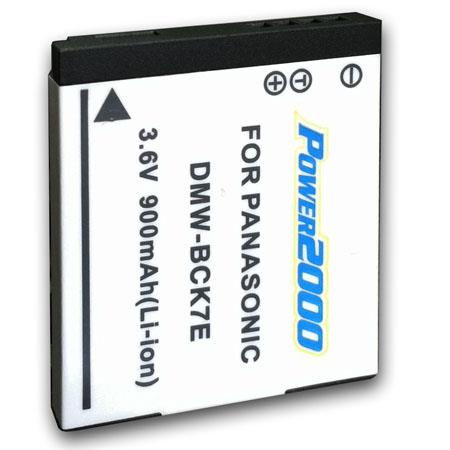 Power2000 DMW-BCK7 Lithium-Ion Battery Replacement for Panasonic