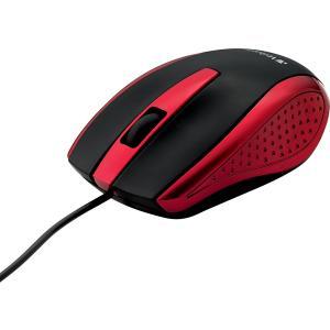 Verbatim Red Wired Notebook Optical Mouse