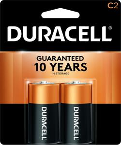 Duracell Coppertop C-2 Pack Duralock Alkaline Batteries