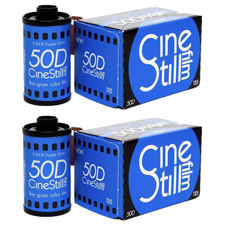 Cinestill 50D Daylight Color Negative 35mm Film, 36 Exposure, 2 Rolls