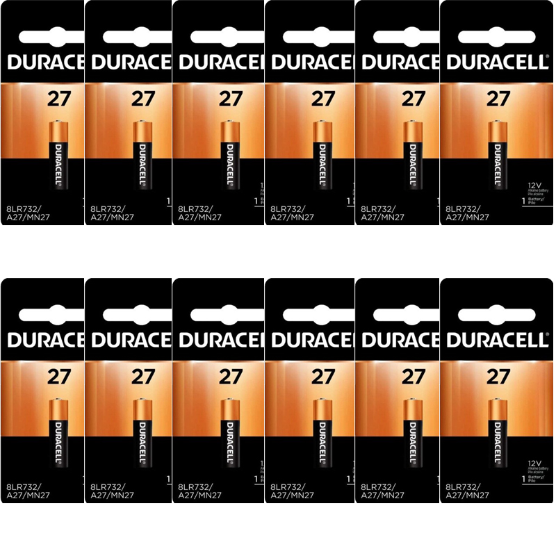 Duracell 27 12V Alkaline Battery, 12 Pack