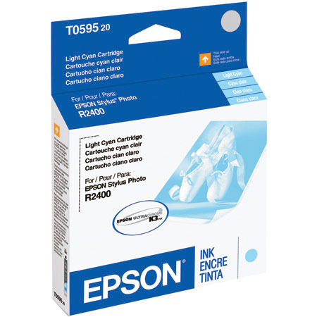 Epson T059520 Light Cyan Inkjet UltraChrome K3 Cartridge for Stylus 2400