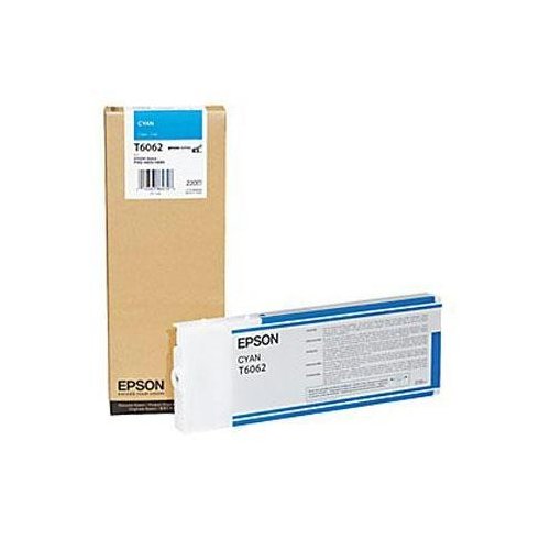 Epson T606200 Cyan Inkjet UltraChrome K3 (220ml) Cartridge for Stylus 4800