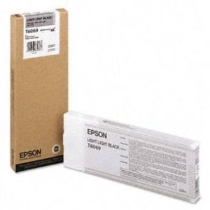 Epson T606900 Light Light Black Inkjet UltraChrome K3 (220ml) Cartridge for Stylus 4880