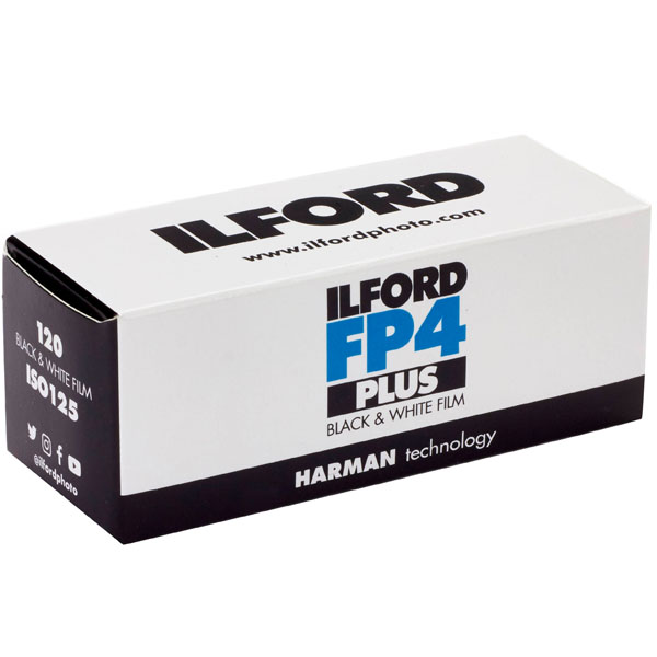 Ilford FP4 Plus 125 120 Speed Black & White Print Film, 3 Rolls