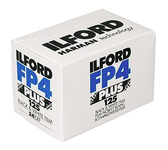 Ilford FP4 Plus 125 ISO Black & White Film, 24 Exposure