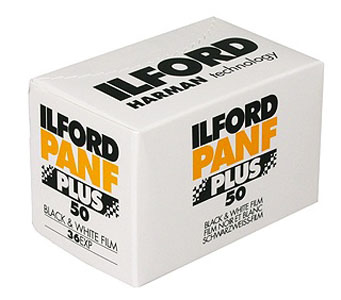 Ilford PAN F 50 asa Black & White Print Film 36 Exposure