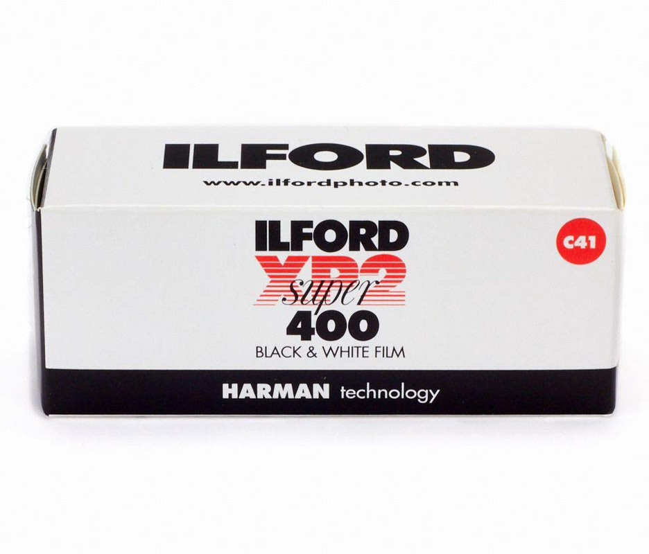 Ilford XP2 Super 120 400 ISO Black & White Print Film