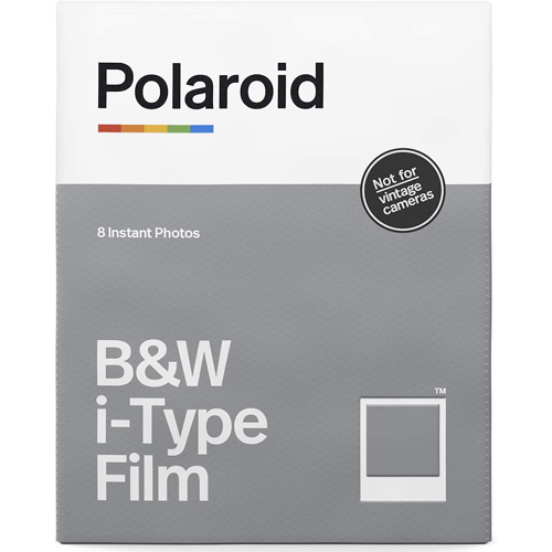 Polaroid Originals i-Type Instant Black & White Film, 8 Prints