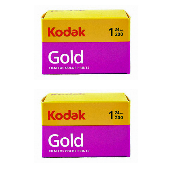 Kodak Gold 200 24 Exposure 35mm Color Print Film, 2 Rolls