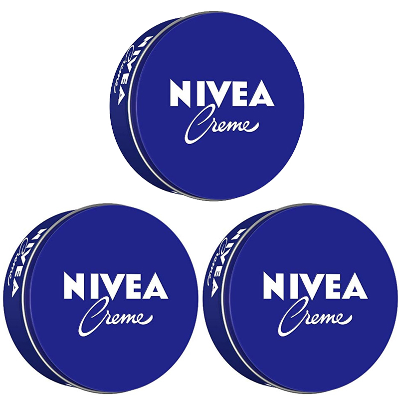 Nivea Moisturizing Body Creme (Blue Tin), 400ML, 3 Pack