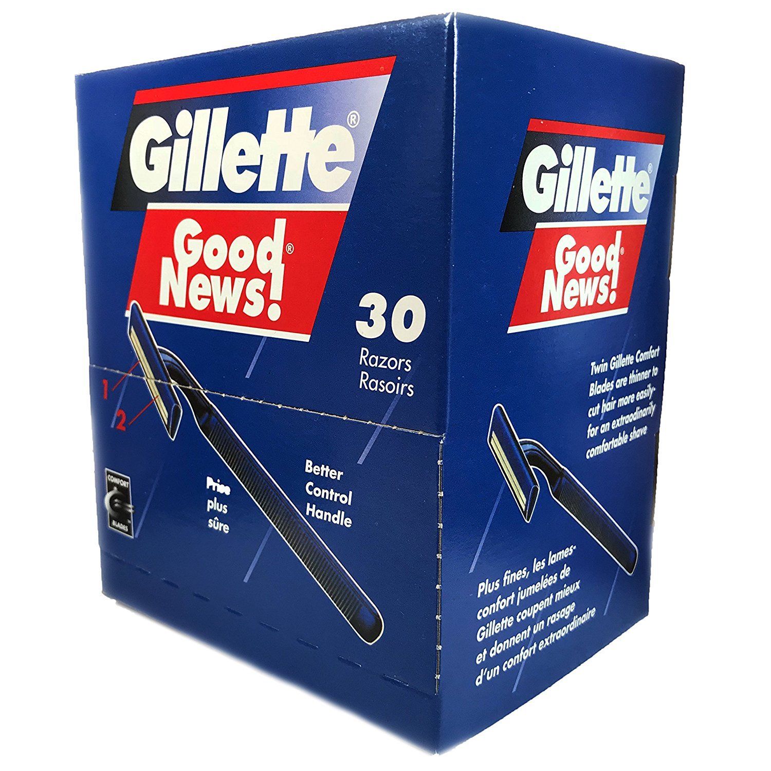 Gillette Good News Disposable Razors, Box of 30 Pieces